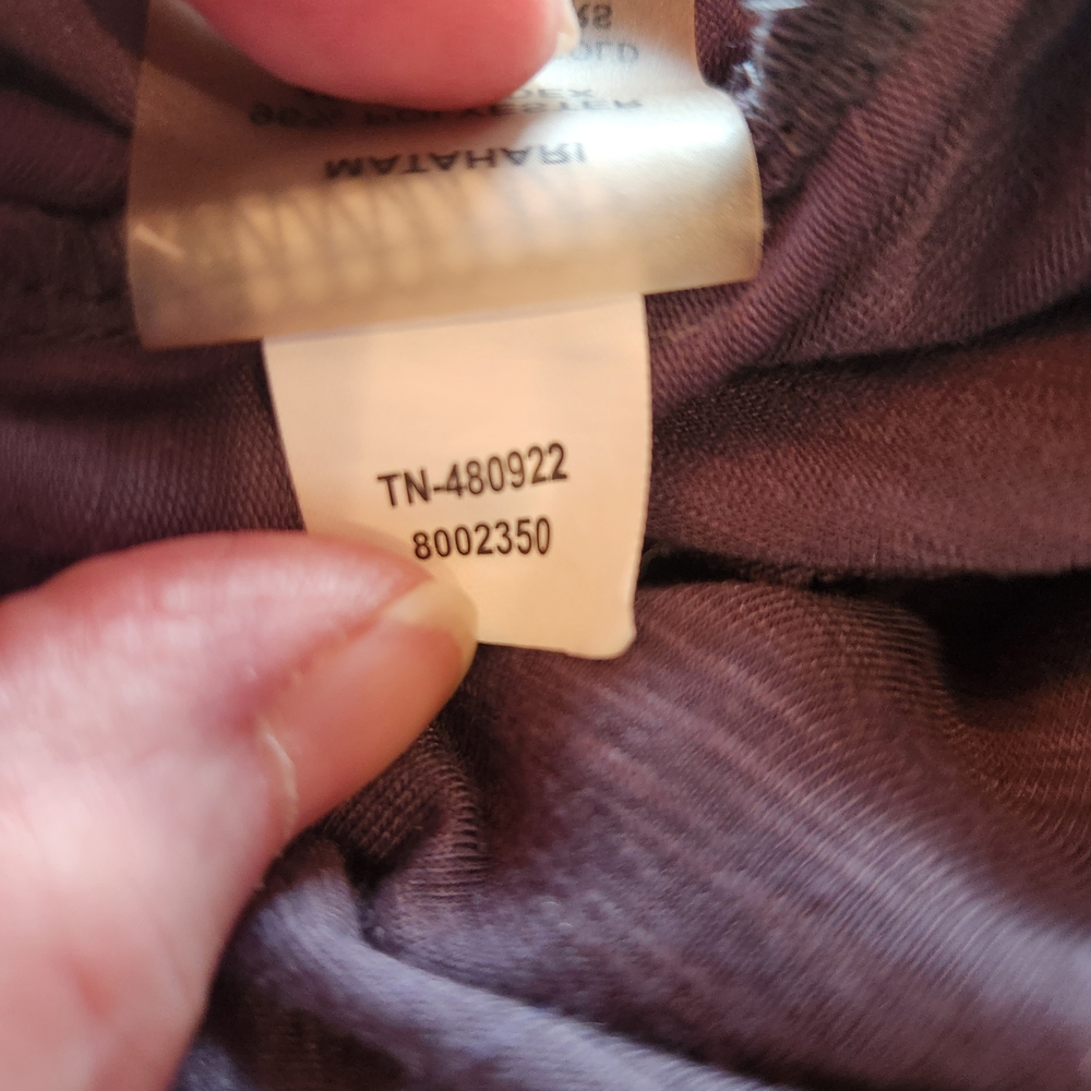 Title Nine Long Sleeve V-Neck Tee Thumbholes Dark Heather Gray Size S Athleisure - Picture 10 of 10